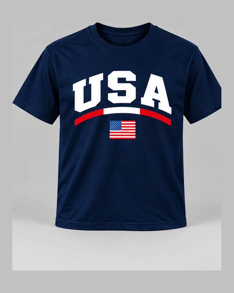 USA na cor azul-marinho