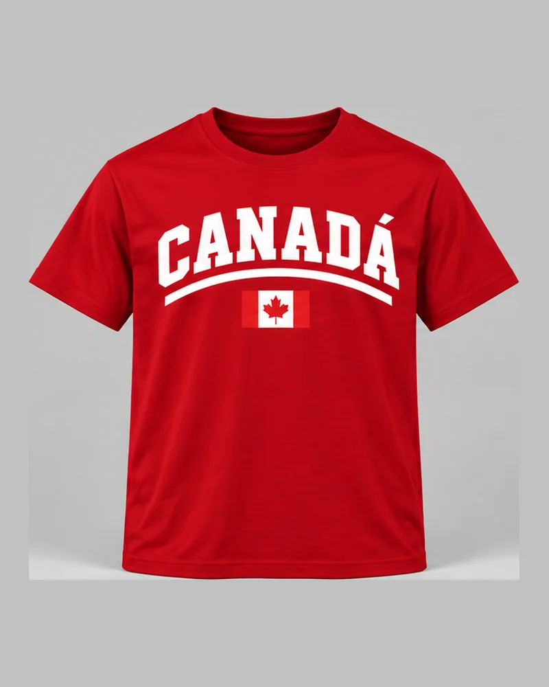 Canadá na cor vermelho