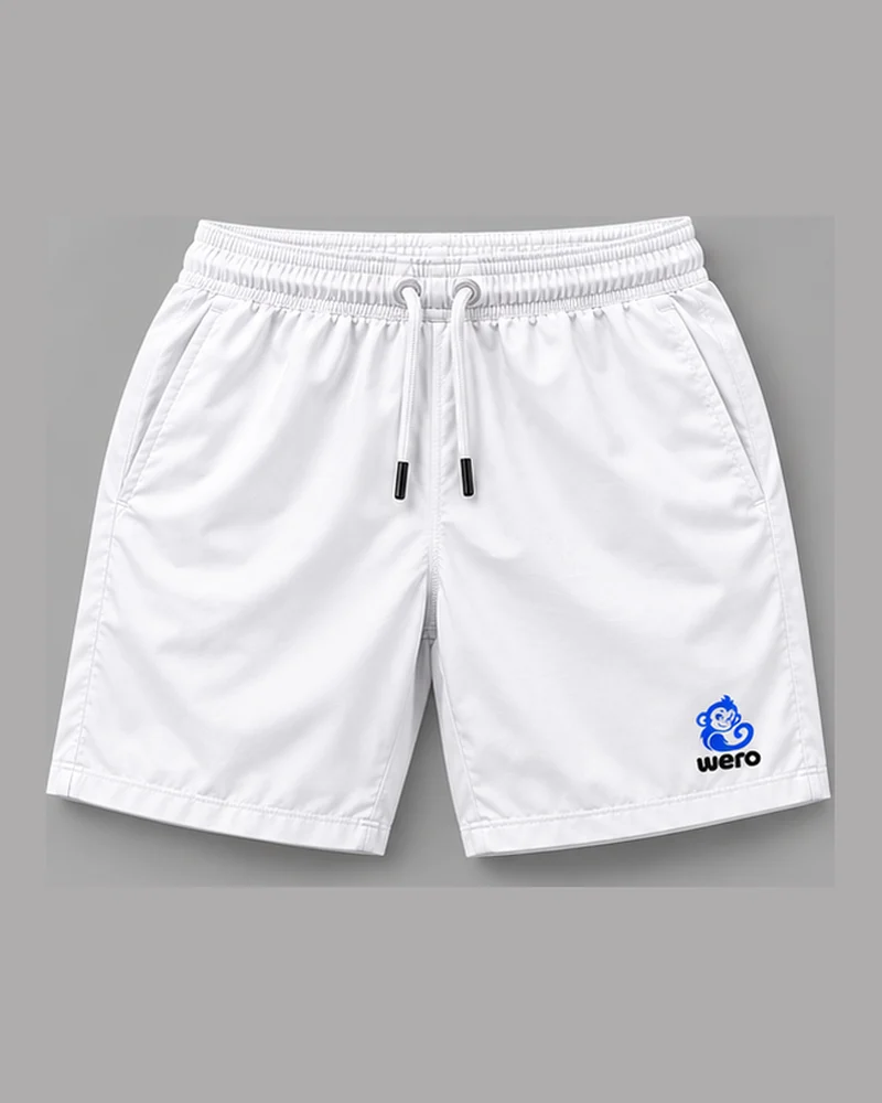 Short WERO Tactel na cor branco