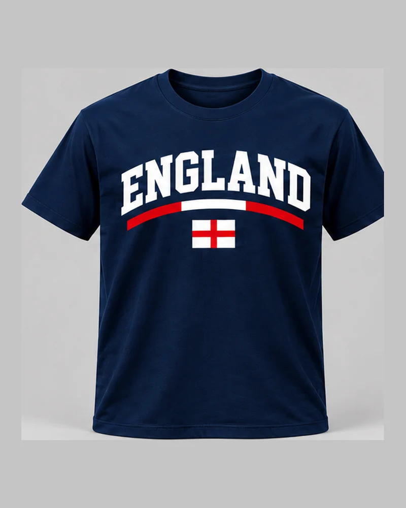 England na cor azul-marinho